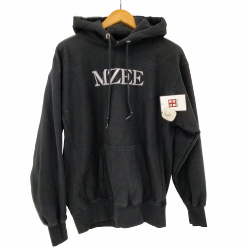 MZEE ロゴ刺繍プルオーバーパーカー メンズ JPN:XL