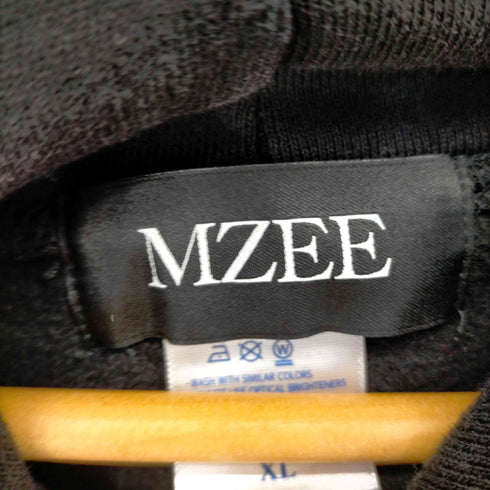 MZEE ロゴ刺繍プルオーバーパーカー メンズ JPN:XL