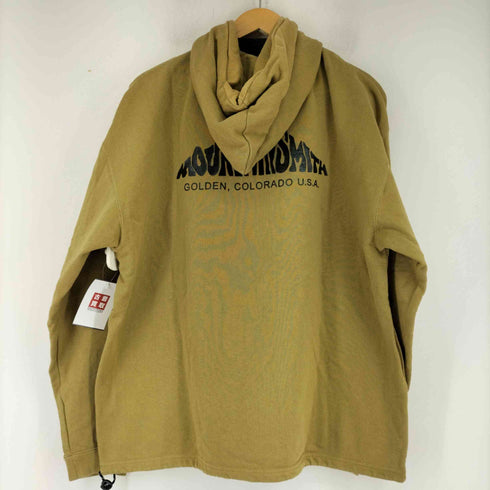 マウンテンスミス MOUNTAINSMITH BACK LOGO HOODIE バックロゴパーカー (BEIGE) メンズ JPN:L