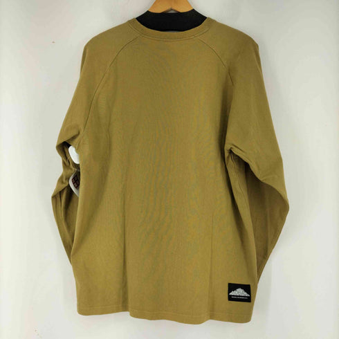 マウンテンスミス MOUNTAINSMITH FRONT LOGO LONG TEE フロントロゴロングTシャツ (BEIGE) メンズ JPN:L