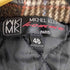 ミッシェルクラン MICHEL KLEIN 裏地キルティンググレンチェックシャツジャケット メンズ 48