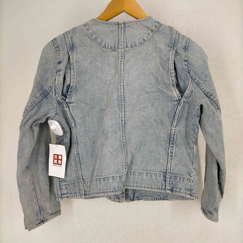 ギャップ Gap ノーカラーデニムライダース レディース JPN:S