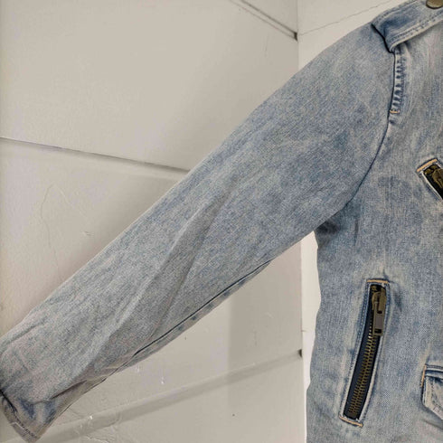 ギャップ Gap ノーカラーデニムライダース レディース JPN:S