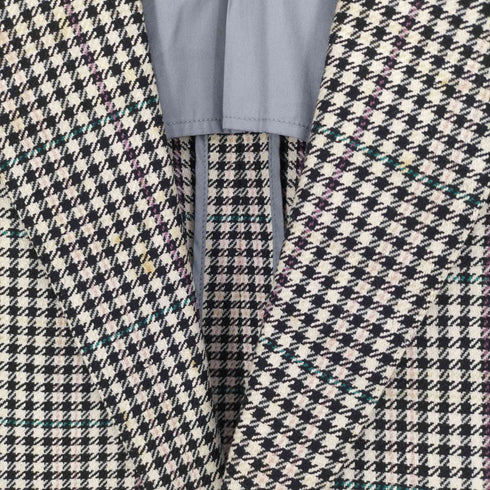 アクアスキュータム AQUASCUTUM シルク混 2B 千鳥格子 テーラード ジャケット サイドベンツ メンズ 96-84-175