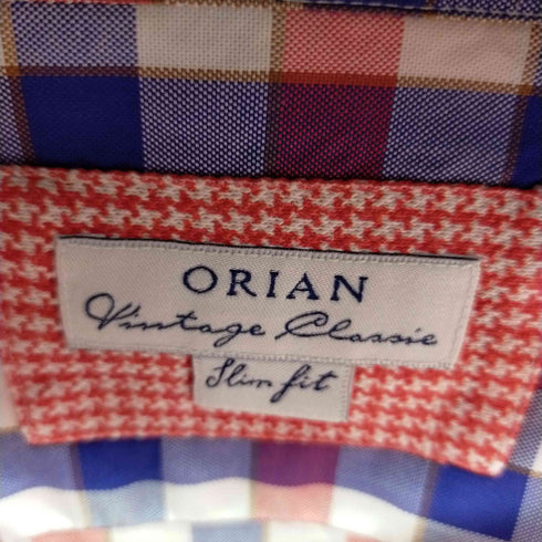 オリアン ORIAN L/Sチェックシャツ メンズ JPN:M