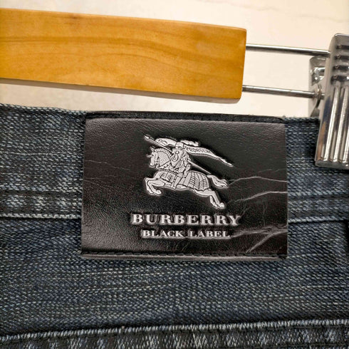 バーバリーブラックレーベル BURBERRY BLACK LABEL ストレートデニムパンツ メンズ 73