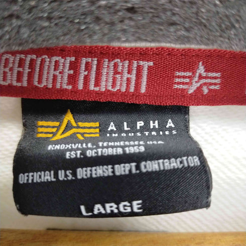 アルファインダストリーズ ALPHA INDUSTRIES キャラクター パーカー メンズ JPN:L