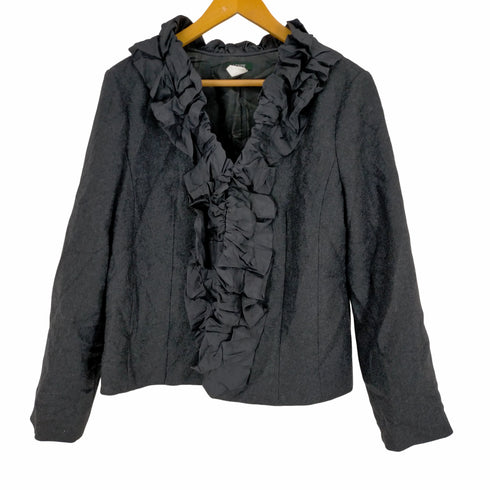 ジェイクルー J.CREW フリルウールジャケット レディース 12