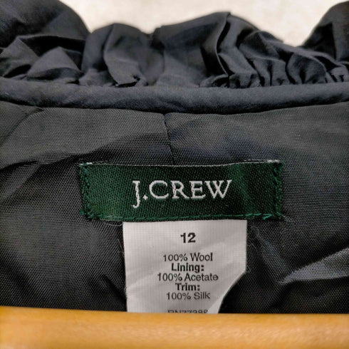 ジェイクルー J.CREW フリルウールジャケット レディース 12
