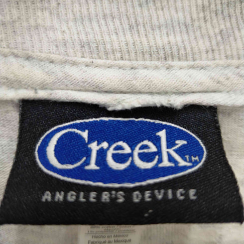 クリーク アングラーズデバイス creek anglers device Fisherman Tee Ash メンズ JPN:XL
