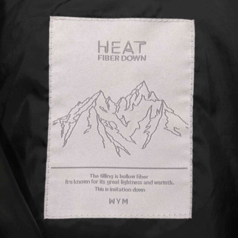 ウィム バイ リドム WYM LIDNM METAL ZIP MINIMAL HEAT FIBER DOWN メンズ import:L