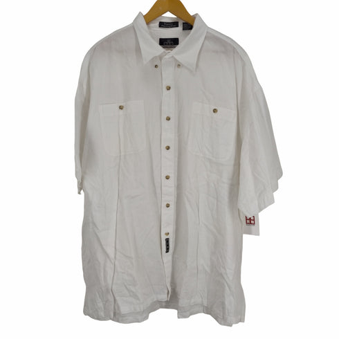 ヘリンボーン柄 オーバーサイズアロハシャツ メンズ 3XL