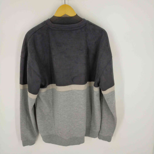 ミッシェルクラン MICHEL KLEIN スウェード切り替えスウェット メンズ JPN:48