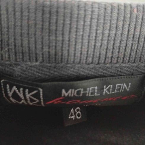 ミッシェルクラン MICHEL KLEIN スウェード切り替えスウェット メンズ JPN:48