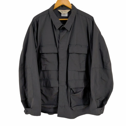 COMBAT CLOTH USA製 リップストップ BDUジャケット メンズ X-LARGE LONG