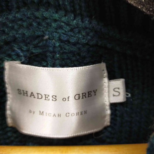 シェーズオブグレイ バイ SHADES OF GREY BY MICAH COHEN 配色切替カーディガン スナップ スタジャン型 メンズ JPN:S