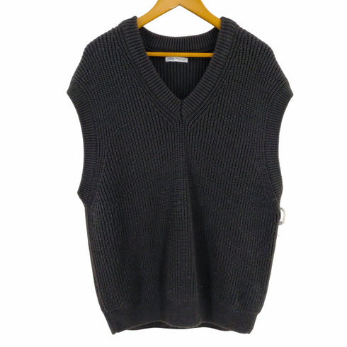 ザラ ZARA Vネック ニットベスト メンズ import:XL