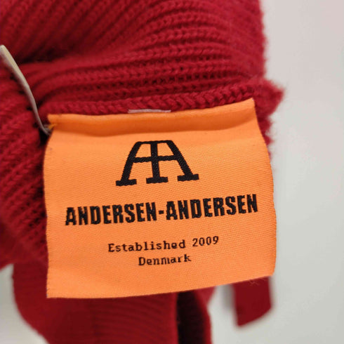 アンデルセンアンデルセン ANDERSEN-ANDERSEN イタリア製 ウール100 畔編みタートルネックセーター メンズ JPN:M