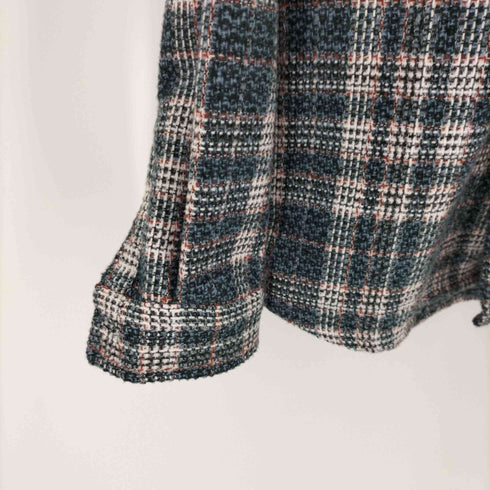 ザラ ZARA RELAAXED FIT チェック柄 ダブルポケット シャツ ジャケット メンズ import:S