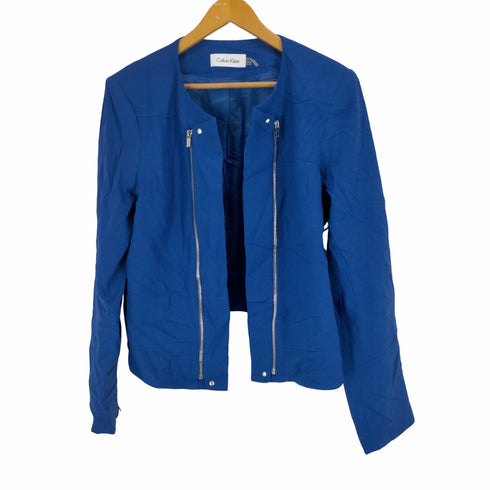 カルバンクライン CALVIN KLEIN ノーカラージャケット レディース UK:16