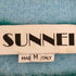スンネイ SUNNEI STREGATTO HIGH NECK LONG SLEEVE / azure & green stripes メンズ import:M