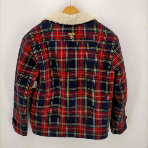 ジョイリッチ JOYRICH タータンチェック ボアジャケット メンズ JPN:S