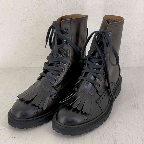 ドリスヴァンノッテン DRIES VAN NOTEN Fringed Brogue Combat Boots メンズ JPN:41