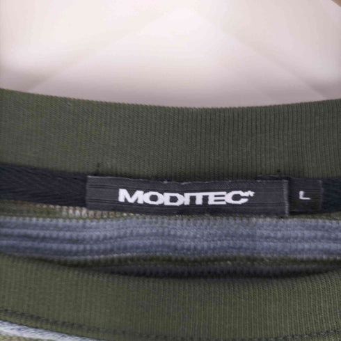 moditec マルチボーダートップス メンズ import:L