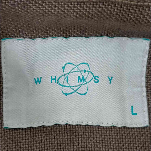 ウィムジー WHIMSY LINEN DYED SHIRT メンズ JPN:L