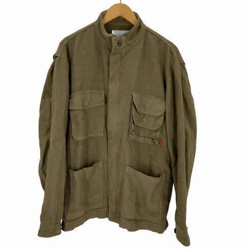 ウィムジー WHIMSY LINEN DYED BDU JACKET CONCRETE メンズ JPN:L