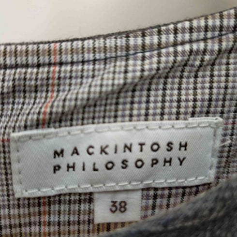 マッキントッシュフィロソフィー MACKINTOSH PHILOSOPHY ウールニット膝丈ワンピース レディース JPN:38