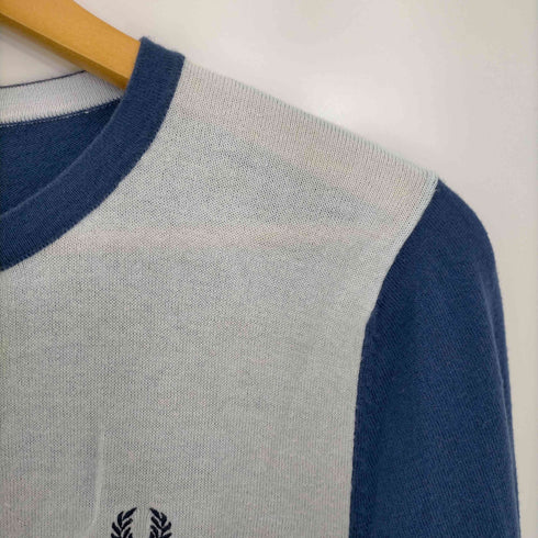 フレッドペリー FRED PERRY ロゴ刺繍 マルチカラー カーディガン レディース JP 8