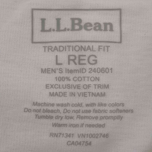 エルエルビーン L.L.Bean TRADITIONAL FIT クルーネック長袖カットソー メンズ JPN:L