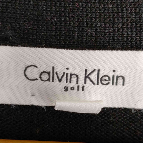 カルバンクラインゴルフ calvin klein golf ポケットスパンコール リブカーディガン レディース import:L