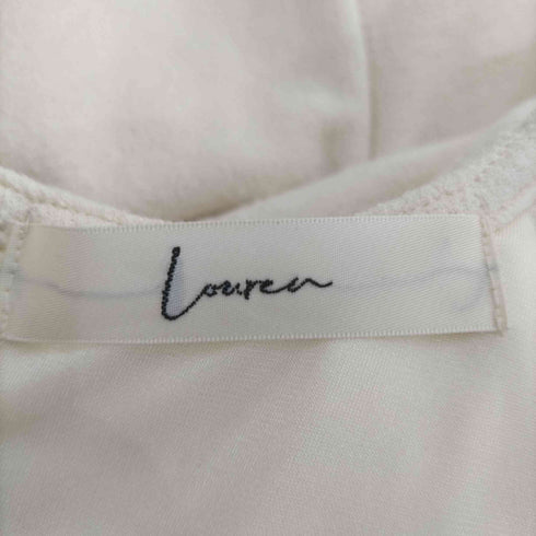 ローレン louren ジョーゼットホワイトドレスワンピース レディース JPN:S