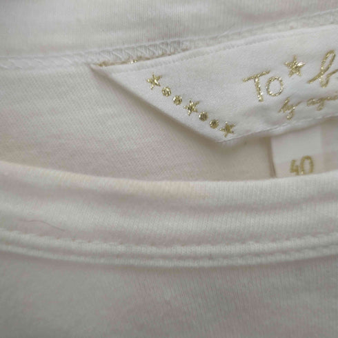 トゥービーバイアニエスベー To b. by agnes b. ロゴTシャツ レディース 40