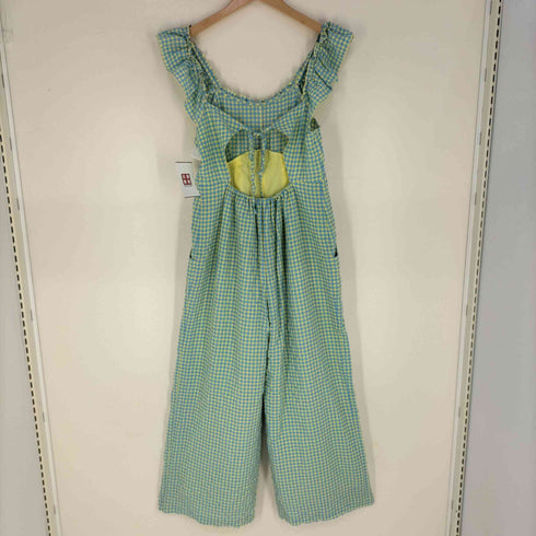 アリーバイダブルクローゼット Alley w closet ギンガムチェックフリルサロペット レディース