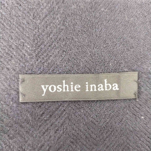ヨシエイナバ YOSHIE INABA シルク カシミヤ ペイズリーストール マフラー レディース ONE SIZE
