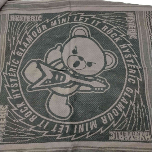 ヒステリックグラマー HYSTERIC GLAMOUR ヒステリックベアー LET IT ROCK スカーフ ストール インテリア メンズ ONE SIZE