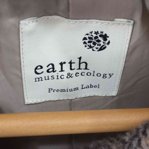アースミュージックアンドエコロジー プレミアムレーベル earth music&ecology premium Label チェックCPOジャケット レディース FREE