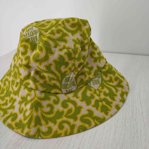 HAVE A GRATEFUL DAY ダマスク柄 BUCKET HAT バケハ メンズ ONE SIZE