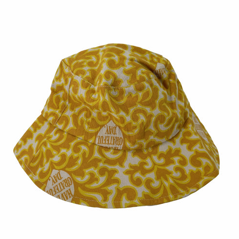 HAVE A GRATEFUL DAY ダマスク柄 BUCKET HAT バケハ メンズ ONE SIZE