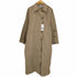 ザラ ZARA OVERSIZED RUNS BIG Buttoned Trench Coat バックボタン オーバーサイズトレンチコート レディース import:M