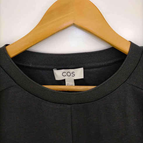 コス COS ストレッチカットソー地 フレアロングワンピース レディース import:L