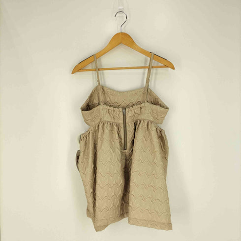レイビームス Ray BEAMS フクレ ジャカード カットアウト キャミソール レディース JPN:1