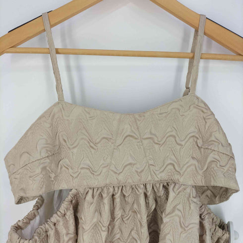 レイビームス Ray BEAMS フクレ ジャカード カットアウト キャミソール レディース JPN:1