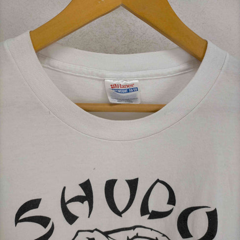 ヘインズ Hanes SHUDO KAN 修道館 プリント半袖Tシャツ メンズ JPN:L