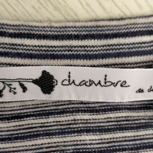 シャンブルドゥシャーム A.M.B by chambre de charme クルーネックボーダーカットソー レディース FREE
