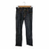 ヌーディージーンズ Nudie Jeans LOW SLIM レザーパッチ ドライブラックデニムパンツ メンズ 28/32