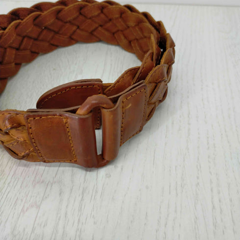 スリーワンフィリップリム 3.1 phillip lim メッシュレザーベルト 編み込み レディース S